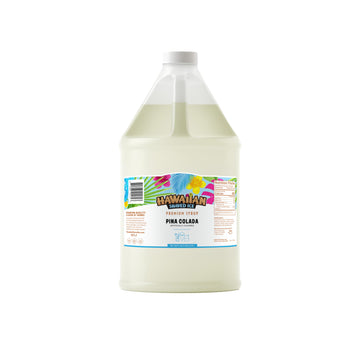 Hawaiian Shaved Ice Pina Colada Syrup, 128 Fl Oz, Gallon Size