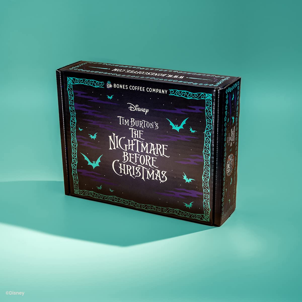 Bones Coffee Company Disney Tim Burton'S The Nightmare Before Christmas Collector'S Box Ground Coffee Beans | 4 Oz Sample Pack O
