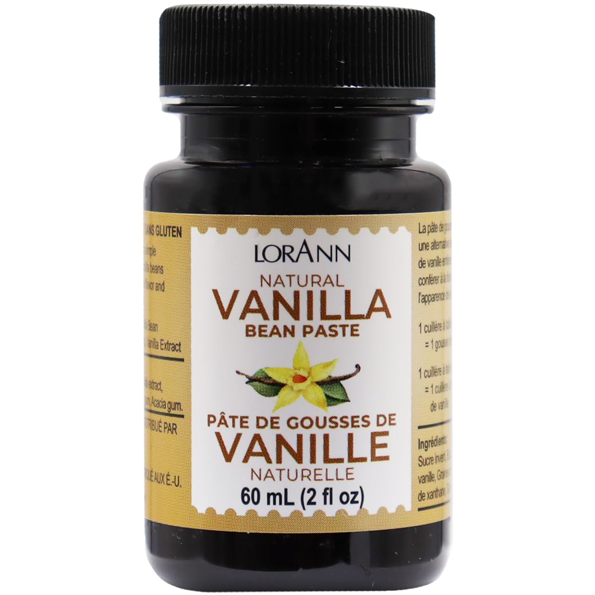 LorAnn Natural Vanilla Bean Paste, 2 ounce