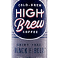 High Brew Coffee Cold Brew Coffee, Caffeinated, Dairy Free, 8 Fl Oz (Pack of 12), Original Version