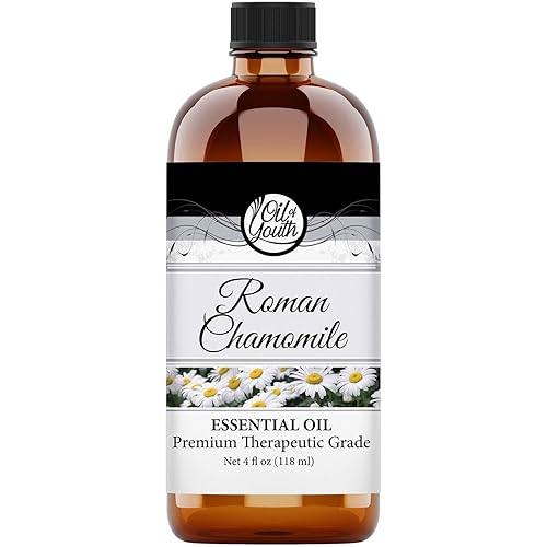 Oil Of Youth Essential Oils 4Oz - Chamomile (Roman) Essential Oil - 4 Fluid Ounces