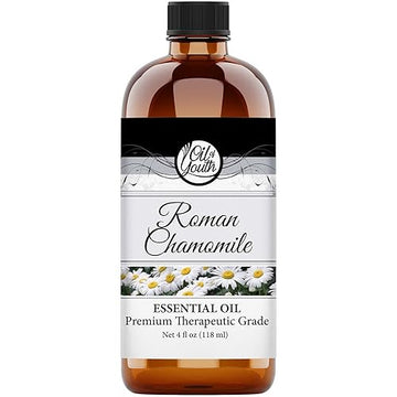 Oil Of Youth Essential Oils 4Oz - Chamomile (Roman) Essential Oil - 4 Fluid Ounces