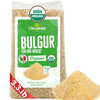 Organic Bulgur Wheat  3.3 lb  Italian Bulgur Wheat for Tabbouleh. ed  Coarse  Quick-cooking  Burghul  Product of Italy  LOro del Sud