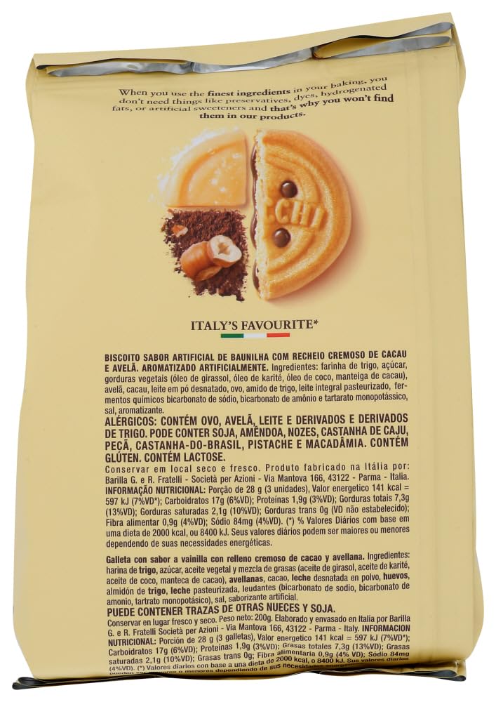Mulino Bianco Hazelnut Cream Cookies Pack Of 3 Bag