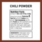 The Spice Hunter Chili Powder Blend, 1.1 Ounce Jar (Pack of 48)