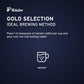 Tchibo Instant Coffee - Gold Selection - Made Of Dark-Roasted Robusta Beans For A Rich Taste And Intense Aroma - 5/6 Intensity, 1/6 Acidity, 5/6 Roast Level - 2 X 7.05 Oz