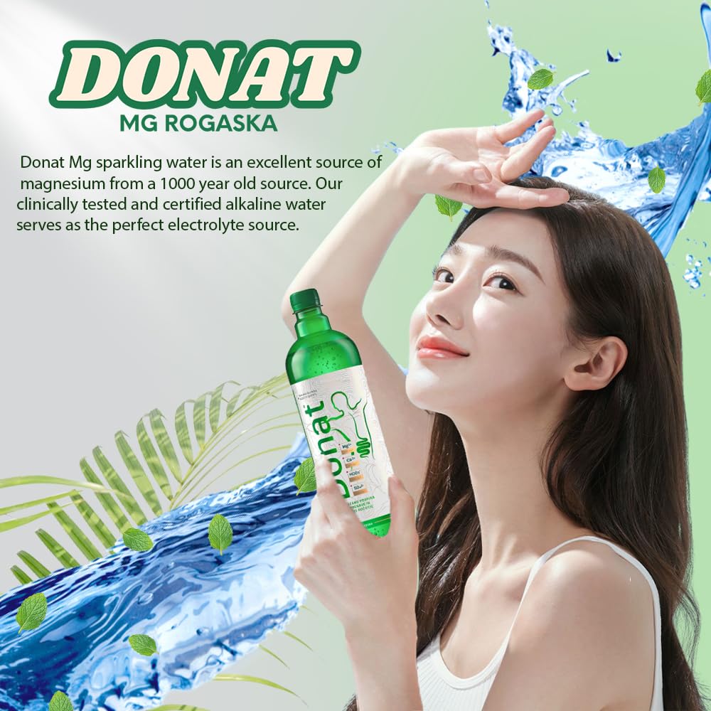 SORINA Rogaska Donat Mg Mineralwasser, 1L Bottle, Pack of 6