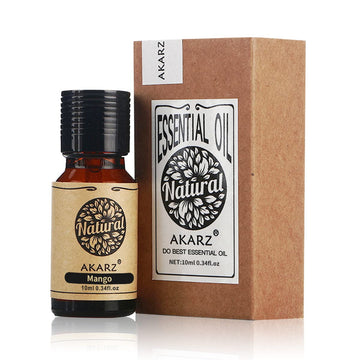 Akarz Mango Essential Oil Natural Organic Pure Mango Oil For Skin Body Hair Care, Candle,Soap,Making, Diy,Massage Aroma 0.34 Fl 