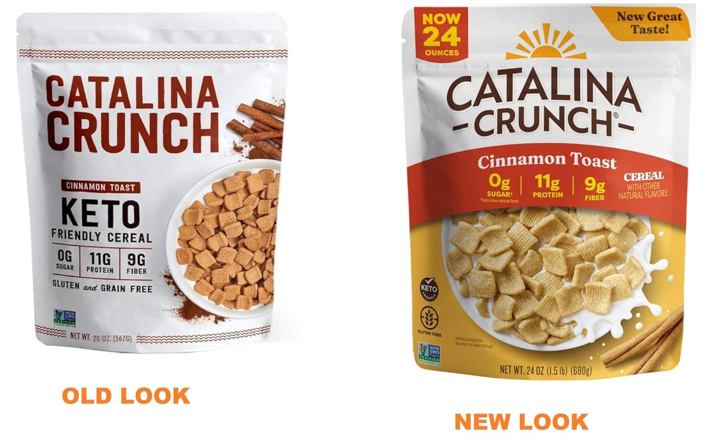 Generic (Pack Of 2) Catalina Snacks Keto Friendly Cereal, 20 Ounce -Sugar Free, Gluten Free(40 Ounce Total)