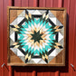 Amish Handmade Barn Quilt Wall Art – Reclaimed Barn Wood – 20.75” x 20.75”