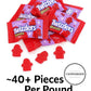 Twizller Ghosts - Cherry Flavor - Fun Size Chewy Bites, Individually Wrapped Licorice-Style Treats, 1 lb Bag, Perfect for Hallow