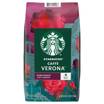 Starbucks Caffe Verona Whole Bean Coffee - 40 Ounces (Pack of 2)