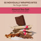 AWAKE - Caffeinated Chocolate Bites - Almond Sea Salt Dark Chocolate (No Sugar Added)  50 Bites - 50mg Caffeine - Energy Bites - Coffee Alternative - Fairtrade  Gluten Free  Non GMO - 0.48oz