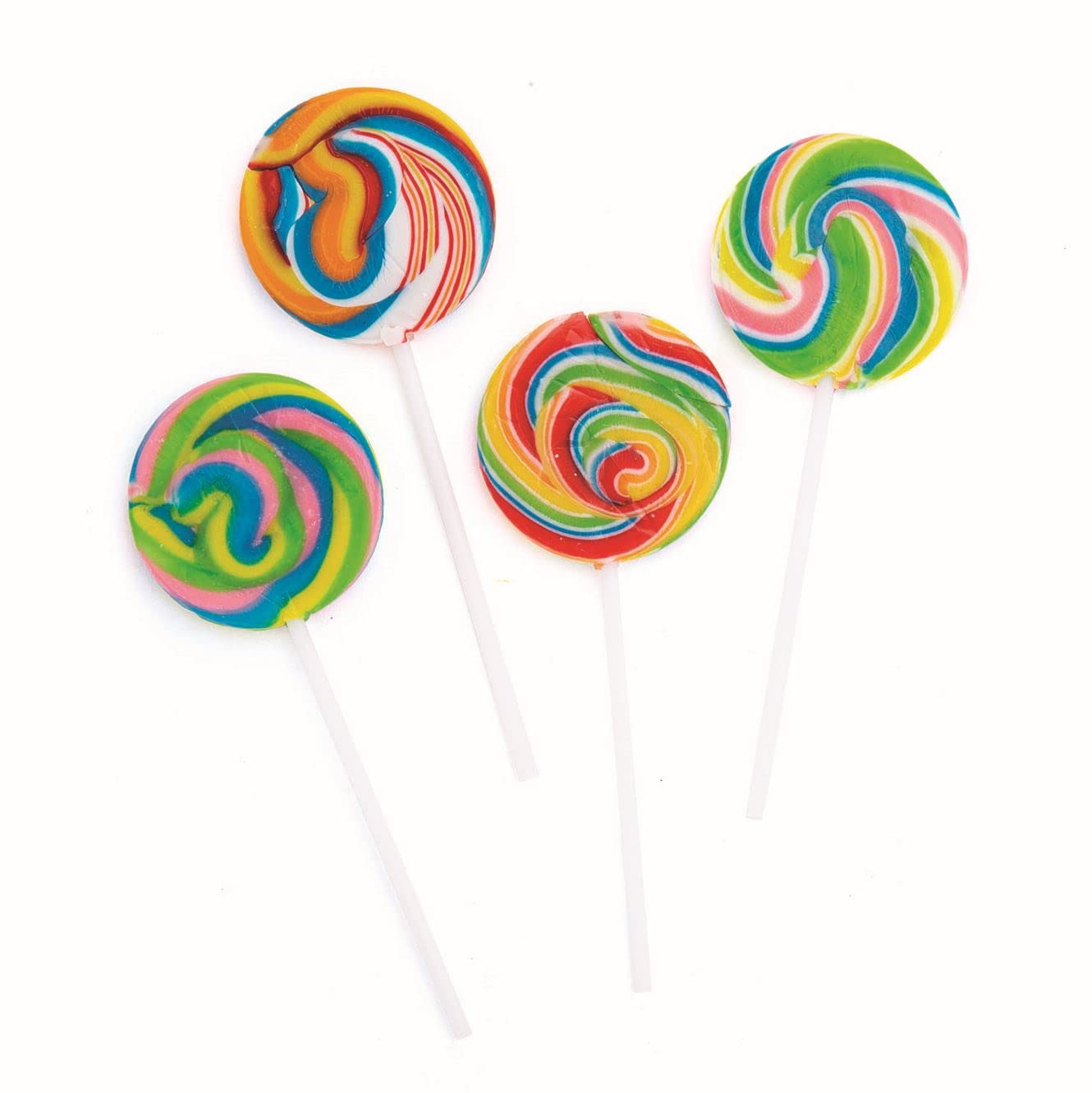 Swirl Pops - Lollipop Suckers, 0.01Oz (1-Pack Of 12)