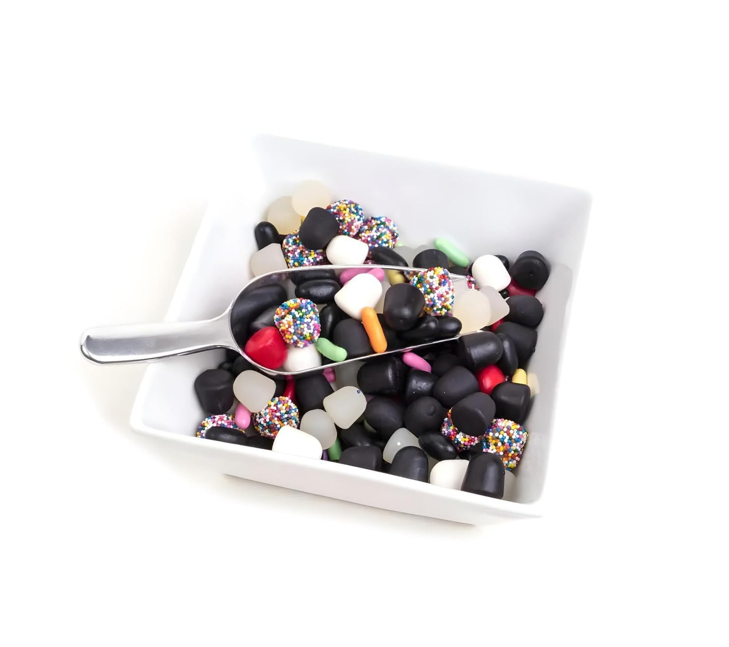 By The Cup Licorice Bridge Mix, Including Pastels, Buttons And More, 2 Lb Bulk Bag