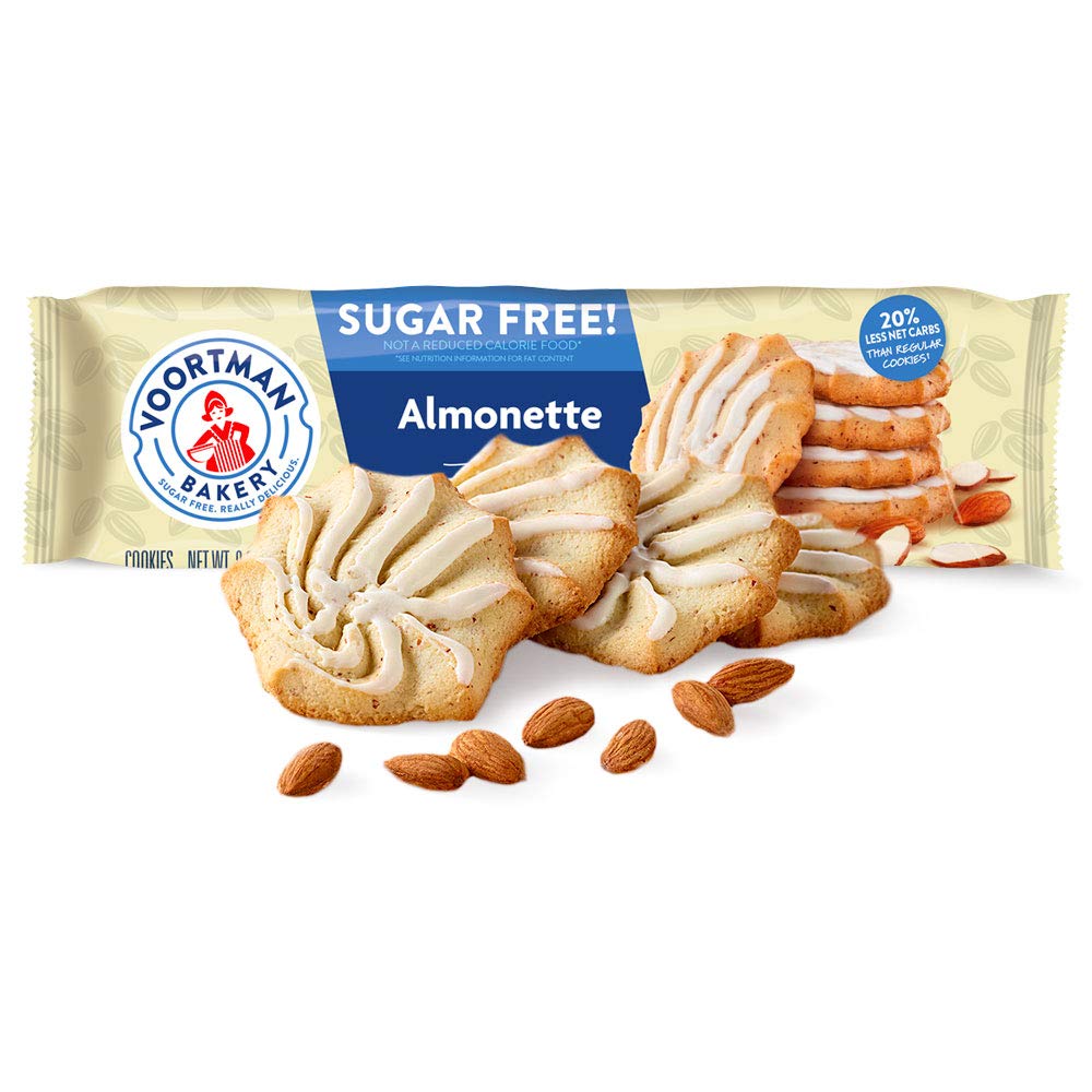 Voortman Cookies Sugar Free Iced Almonette
