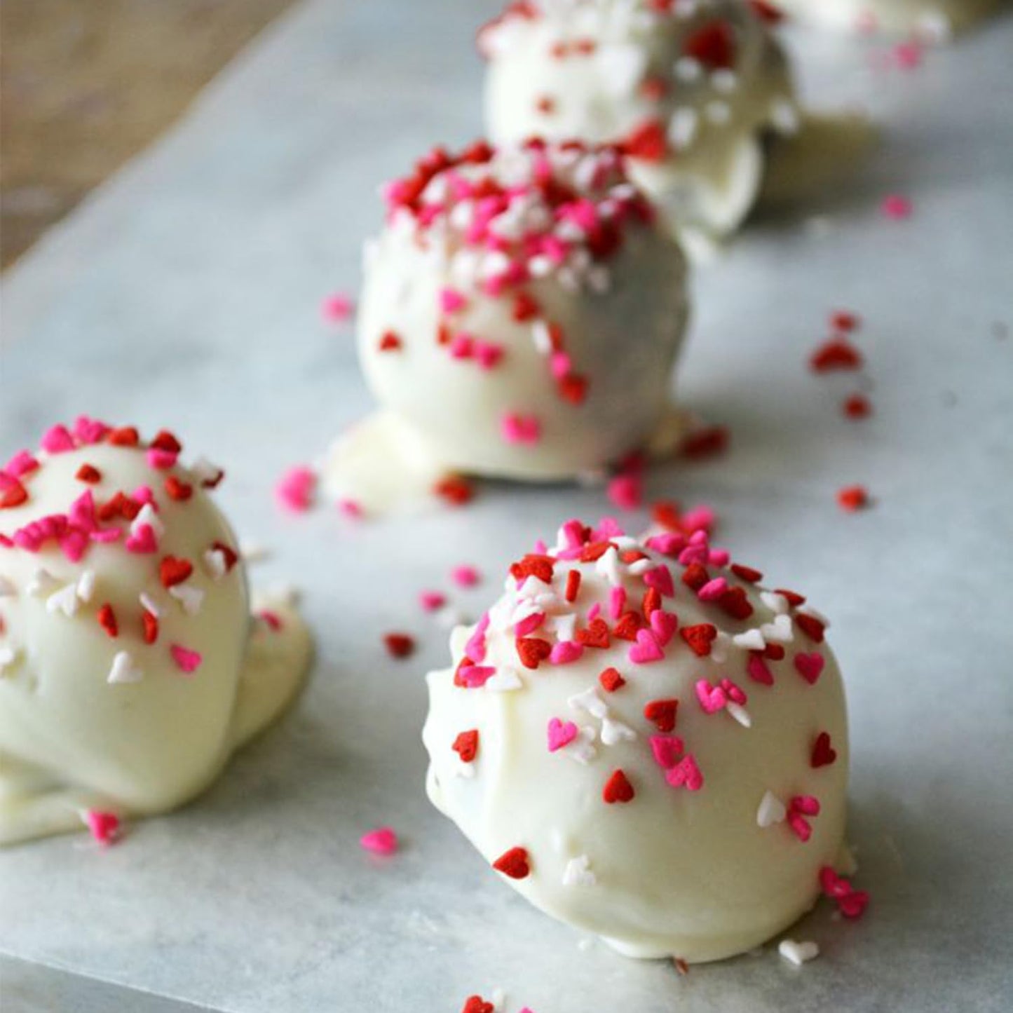 Heart Sprinkles Valentines Edible Sprinkle Mix Red White Heart Shapes Nonpareils Pastel Sprinkles For Cake Decorations Baking Ic
