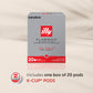 illy Coffee K Cups for Keurig – Classico Roast, Mild & Flavorful – 20 Count