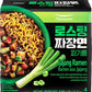 OHMARKET Pulmuone Black Bean Scallion Leek Oil Infused Black Bean Instant Noodles - 4 Pack (117g each)