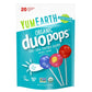 YumEarth Organic Duo Pops, Lollipops with Fruit Chew Centers - Allergy Friendly (Top 9 Free), No Artificial Dyes or Flavors, Non
