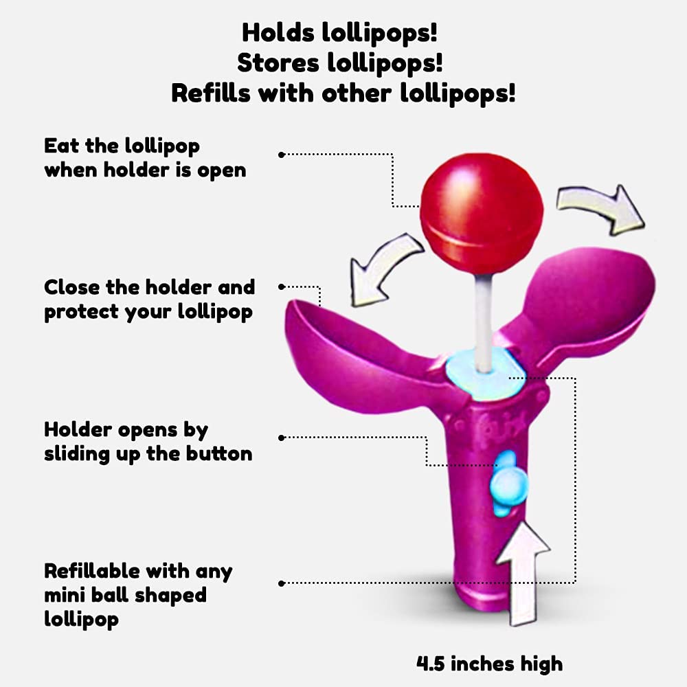 Pop Ups! Batman Justice League Lollipop Holder | Collectable Batman Toy Lollipop Case | Party Favors For Halloween, Goodie Bags,