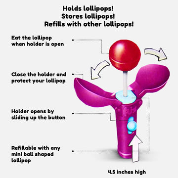Pop Ups! Unicorn Lollipop Holder | Collectable Unicorn Lollipop Case |Unicorn Party Favors For Halloween, Goodie Bags, Pi