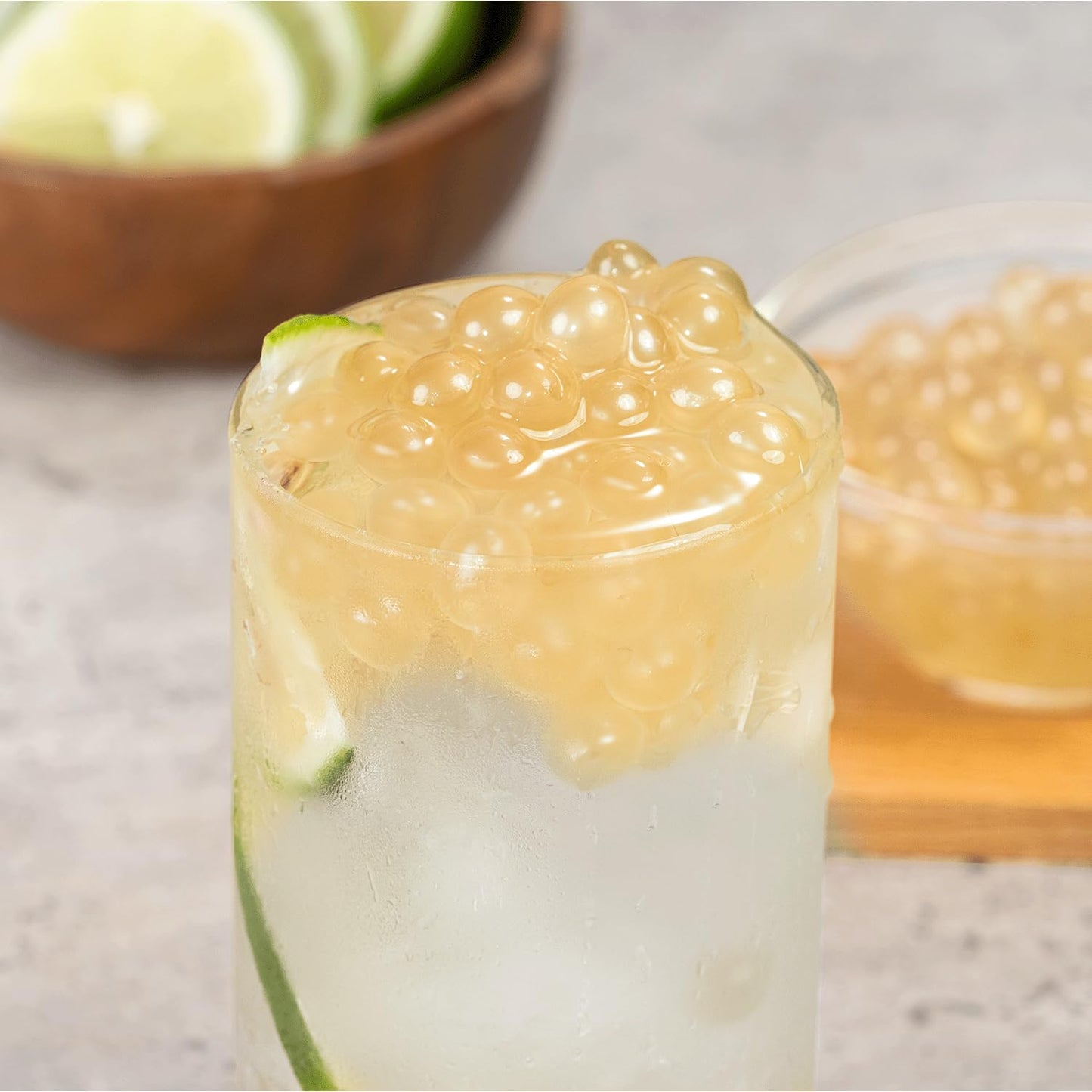 Tea Zone [7 Pounds] Honey Popping Pearls for Boba Tea Beverages, Sweets, Ice Cream Topping | B2067