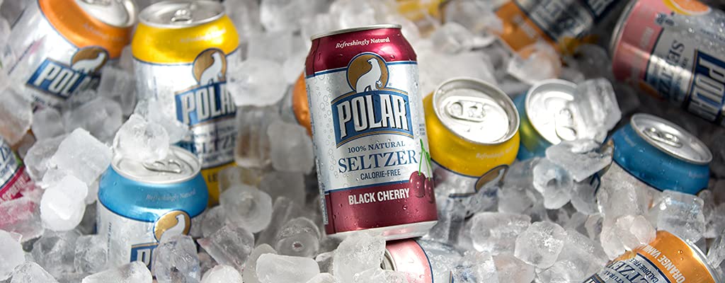 Polar Beverages All Flavor Variety Pack | Carbonated Flavored Sparkling Water, 12 Fl Oz Cans, Natural Flavors | Pack Of 15