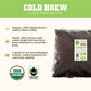 Tiny Footprint Coffee Organic Cold Brew, Light & Dark Roasts, Whole Bean, 48 oz, Fair Trade, Carbon Negative