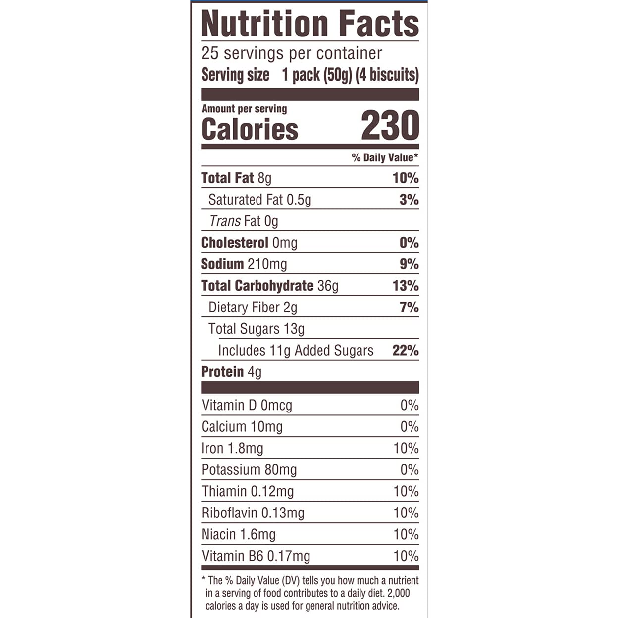 Belvita Breakfast Biscuits, Blueberry, 25 Count, 44 Ounce
