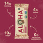 ALOHA Organic Plant Based Protein Bars, Oatmeal Chocolate Chip, Vegan, Gluten-Free, Low Sugar, 1.9oz, 12 Count