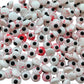 1 Bottle Candy Eyeballs Bloody Red Eyes Cake Cupcake Toppers Cookie Decorations Edible Dessert Sprinkles for Halloween Christmas