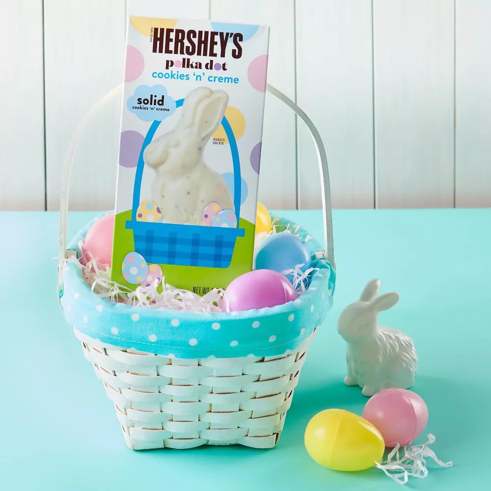 Hershey Chocolate Easter Bunny Candy - Solid Cookie And Cream Easter Bunnies For Egg Hunt Candy & Basket Stuffers - 4.25Oz Giant