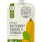 Serenity Kids 6+ Months Veggie Puree Baby Food Pouches - Usda Organic No Added Sugar - Butternut Squash & Spinach Blend - Bpa & Allergen Free - 3.5 Oz, 6 Pack