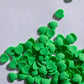 NIPEOR Green Heart Sprinkles - Jumbo Heart Shapes Cupcake Toppers for Cake Decorating - 3.53 oz (100g)