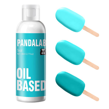 Teal Oil Based Food Coloring for Chocolate, Candy Melts, Donuts, Strawberries, Frosting, Cake, Professional Edible Dye for Bakin