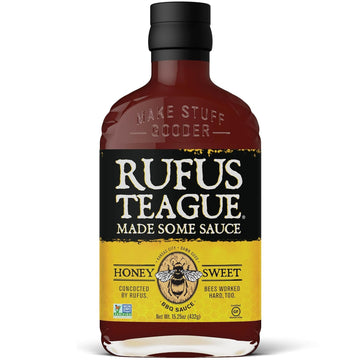 Rufus Teague Honey Sweet BBQ Sauce, 16 oz(454g)