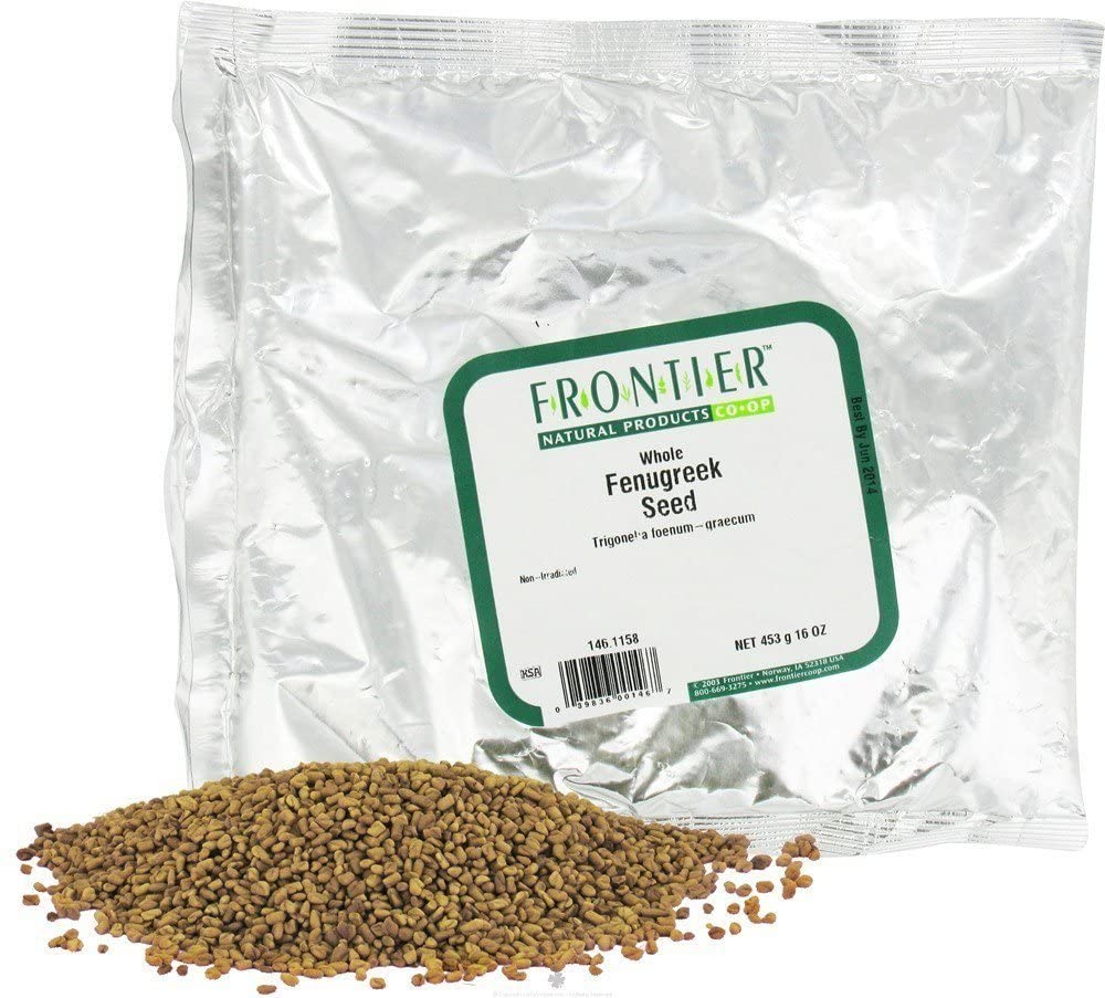 Frontier Co-Op Fenugreek Seed Whole, Kosher | 1 Lb. Bulk Bag | Trigonella Foenum-Graecum L.