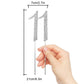 Hatcher Lee Bling Crystal 11 Birthday Cake Topper - Best Keepsake | 11Th Party Decorations Silver