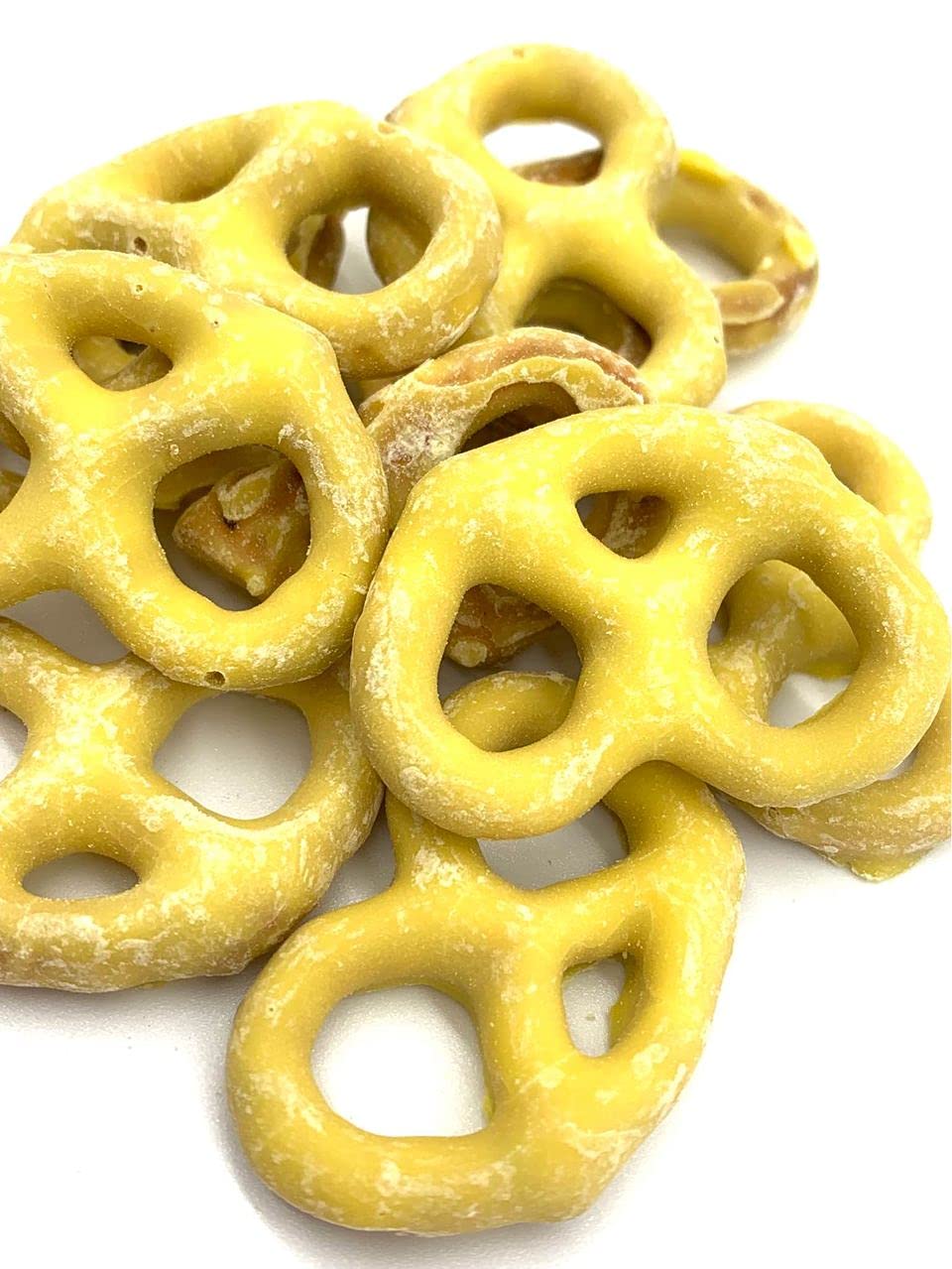 Lemon Yogurt Pretzels, Bulk (1 Lb. Resealable Zip Lock Stand Up Bag)