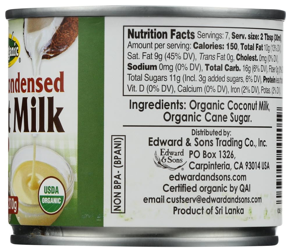 Lets Do Organics Milk coconut condensed Organic 7.4 oz