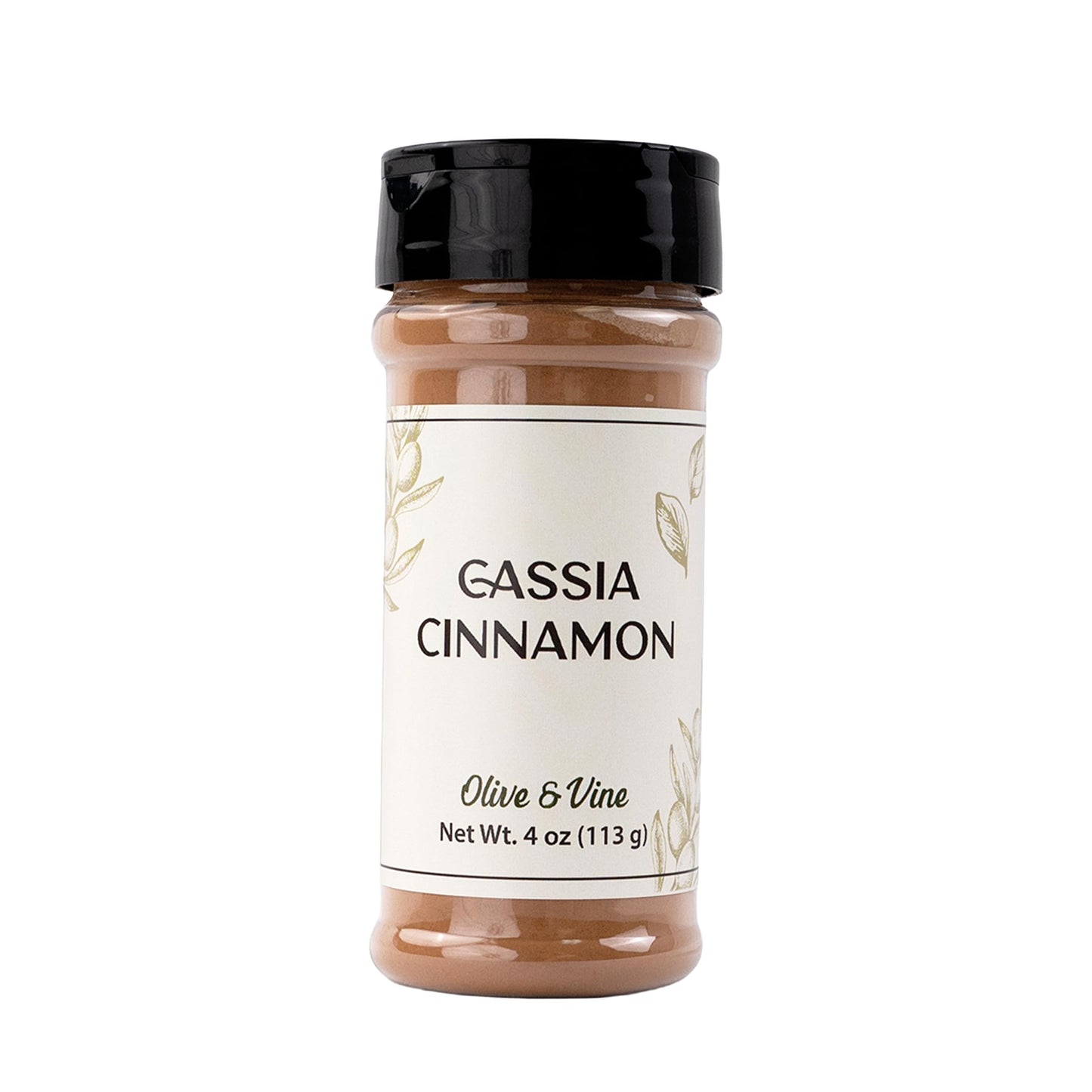 Olive & Vine Cassia Cinnamon, Warm & Spicy, For Baking & Desserts, Rich Tradition, Authentic Taste, For Global Recipes (4 Ounce)