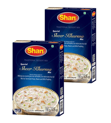 Shan Special Sheer Khurma Traditional Dessert Mix 5.29 oz (150g) - Powder for Vermicelli, Nuts, Raisin and Milk Pudding - Suitab