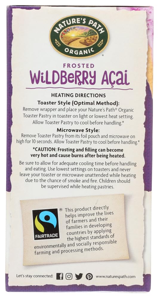 Natures Path Frosted Wildberry Toaster Pastry (12 x 11 Oz)