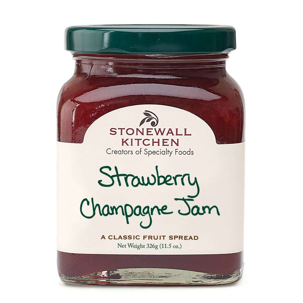 Stonewall Kitchen Strawberry Champagne Jam, 11.5 Ounces, Red, Pack of 1