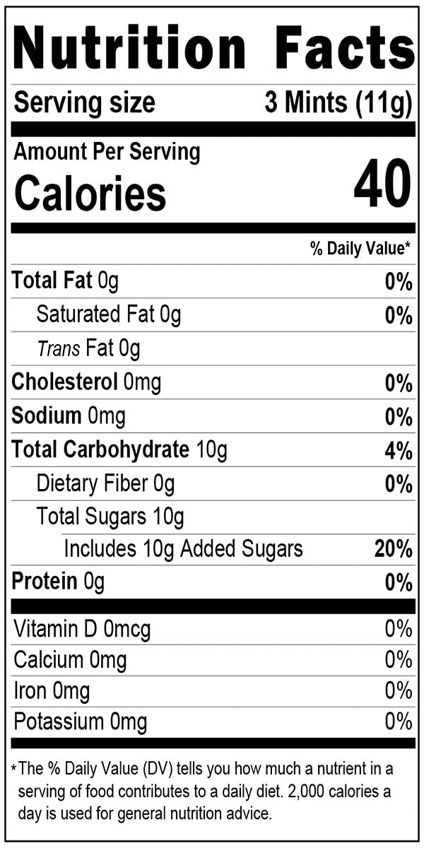 Grad 2025 Buttermints, Mint Candies, After Dinner Mints, Butter Mint Candy, Fat-Free, Kosher Certified, Individually Wrapped (27