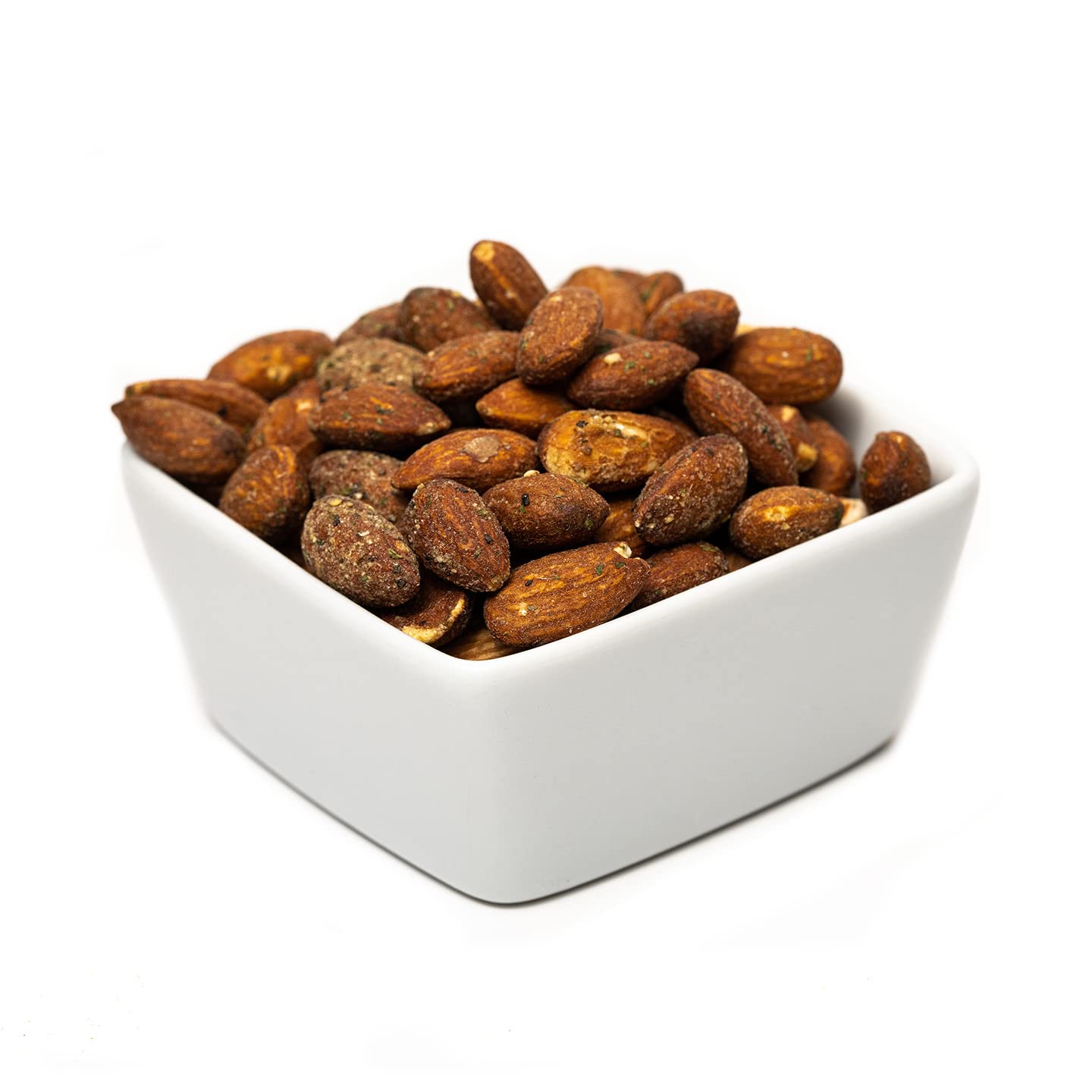 Jakes Nut Roasters Bleu Cheese  ed Pepper Almonds - 7 Ounce (Pack of 2) Whole Dry Roasted High-Protein Snack