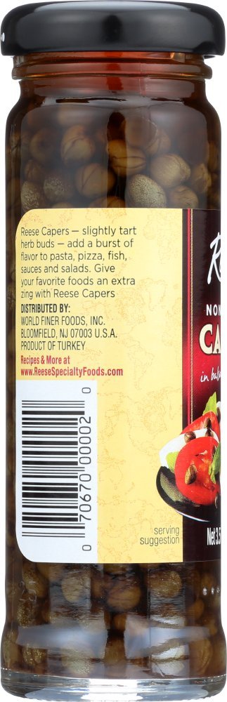 Reese Non Pareil Capers With Balsamic, 3.5-Ounces (Pack Of 12)