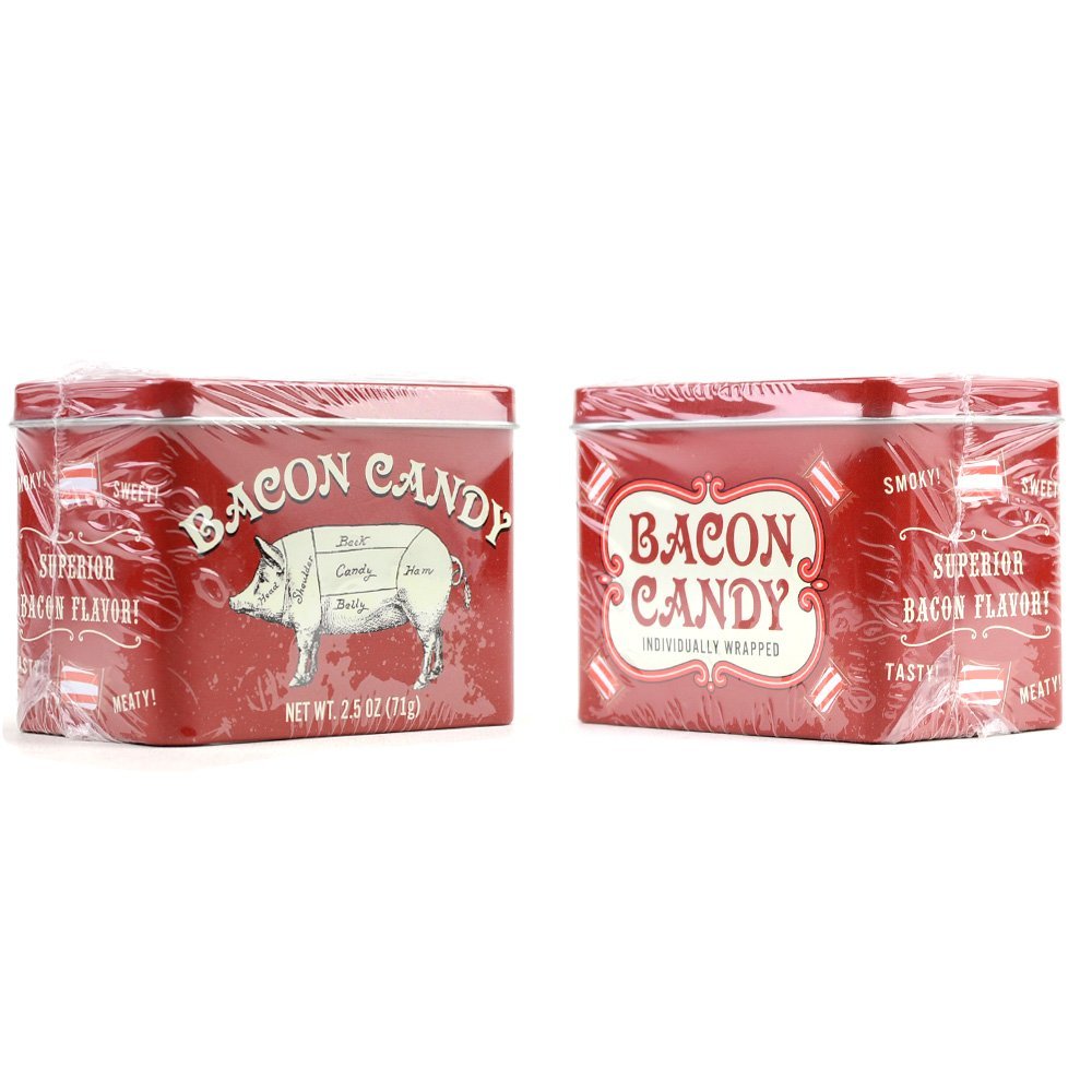 Accoutrements Archie Mcphee Bacon Candy, 2.5 Ounce, 12 Pieces