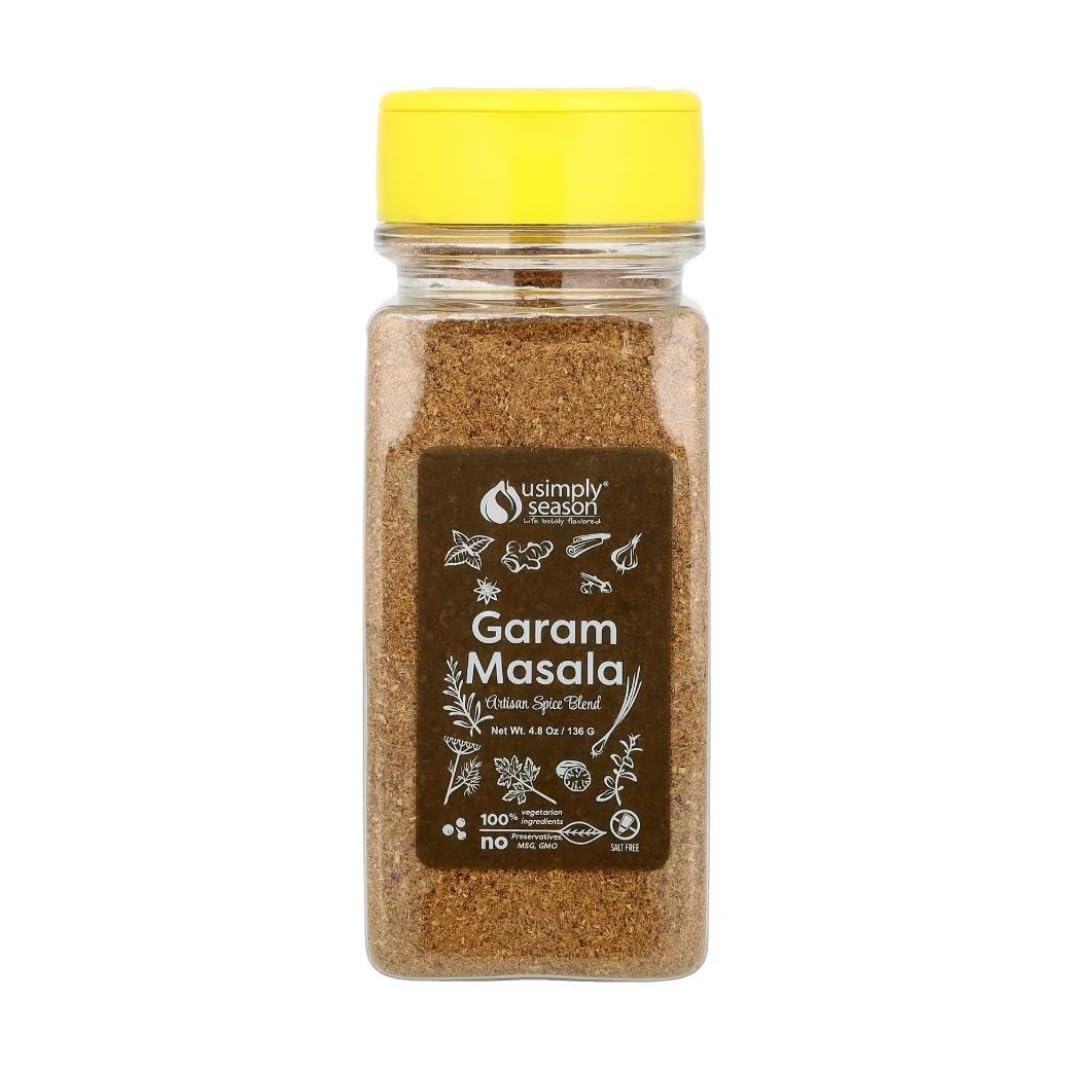 USimplySeason Garam Masala Spice Blend (4.8oz) - Warm & Aromatic Spice for Indian-Inspired Dishes & More - Made in USA
